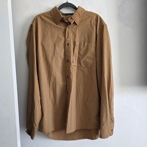 Swiss Tech Mens Performance Gear Mens Shirt Button Up L/S Copper Penny